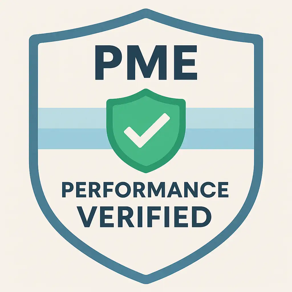 PME Performance Verified Badge
